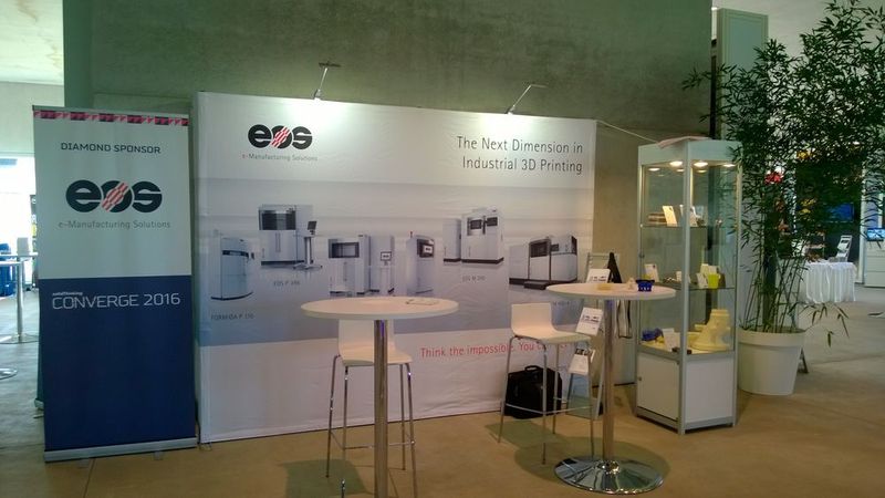Partner der Converge war auch EOS, Anbieter von Lösungen für die Additive Fertigung. (Zwettler, konstruktionspraxis)