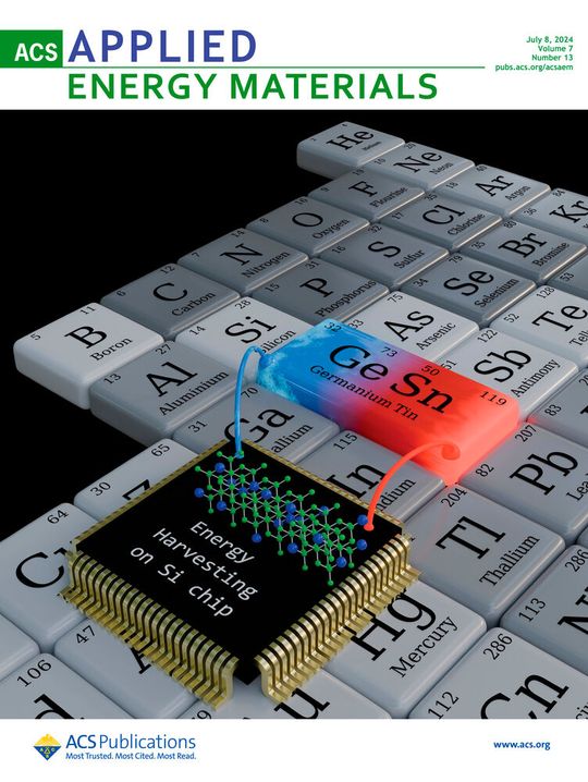Die Gruppe IV Halbleiter GeSn ermöglicht aufgrund der vielfältigen Auswahl an Elementen und Legierungen, Energy Harvesting auf einem Siliziumchip zu realisieren.  (Bild:  ACS Applied Energy Materials)