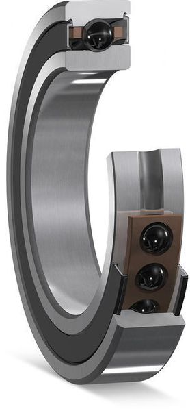 Kernstück der jüngsten Vigel-Werkzeugmaschinen: Abgedichtete Hochgenauigkeits-Schrägkugellager von SKF mit Keramikkugeln. (Bild: SKF)