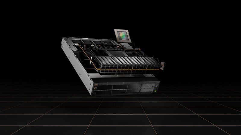 Der Spectrum-4-Switch komplettiert die 400G-Modellpalette von Nvidia.   (Nvidia)