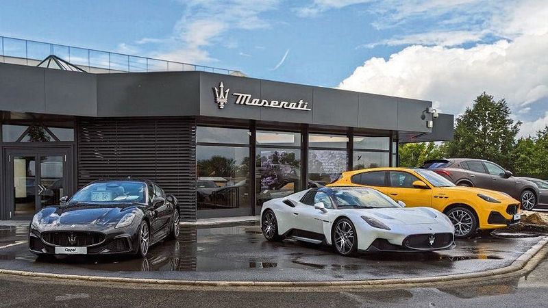 Maserati-Schauraum des Autohauses Oppel in Heilsbronn bei Nürnberg(Bild:  Oppel)