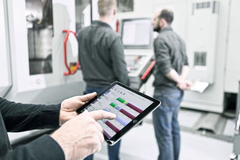 Einer von vielen Digitalen Bausteinen für den Einstieg  in die Welt der Smart Factory und Industrie 4.0. (Hermle)