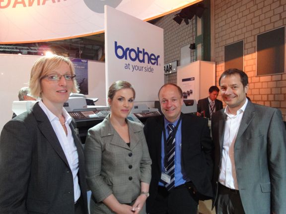 Kerstin Rudolf, Tech Data, Julia Weis und Jörg-Stefan Schmitt, Brother, Christian Seidl, Systa (Archiv: Vogel Business Media)