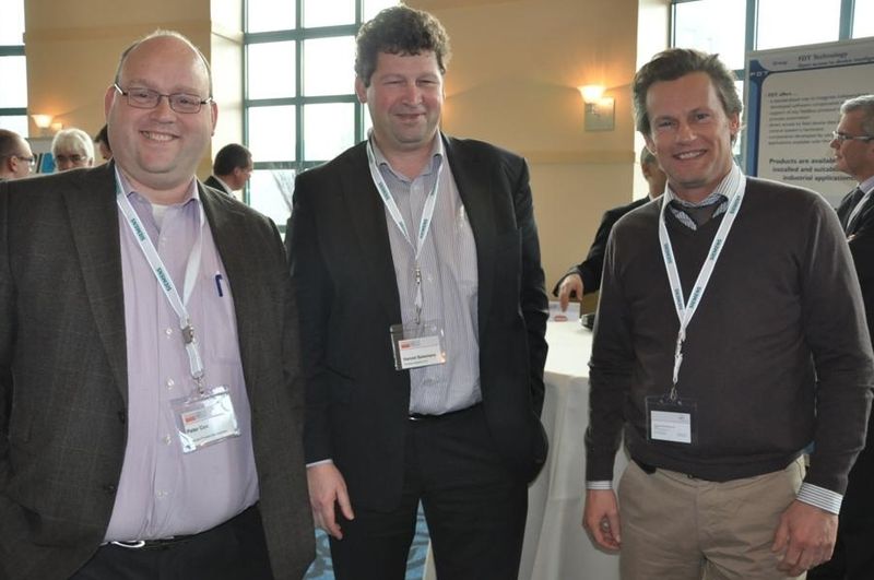 Im Bild von links: Peter Cox, Director Global Chemical Industries, Emerson Process Management nv, Harold Balemans, Client Executive at Invensys Systems N.V./S.A., Jan Luyts, BASF Antwerpen N.V.  (Bild: M.Henig/PROCESS)