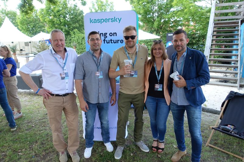 Kaspersky hatte das hilfreichste Werbegeschenk des Tages dabei! (Bild: IT-BUSINESS)