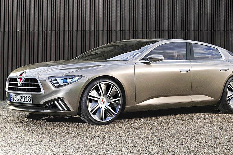 Vor dem Genfer Salon 2015 war die Fachwelt noch von einer coupéartigen Limousine ausgegangen. Im Bild der Entwurf eines Graphikers der „Auto Bild“.  (Foto: obs/Auto Bild/ Radovan Varicak)