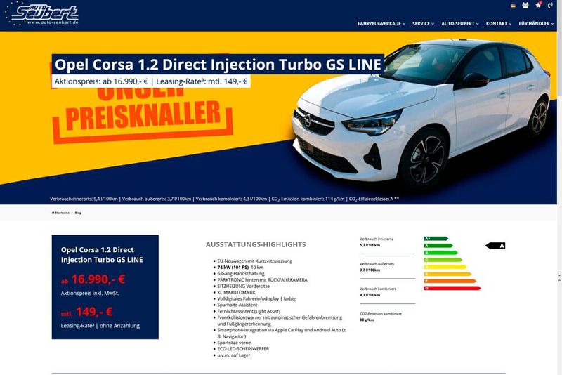 Preisbewusste Käufer kommen nicht an Auto Seubert vorbei. Der Fokus des Unternehmens liegt klar darauf, stets die besten Preise anbieten zu können. (Bild: Auto Seubert)