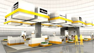 Maquette du stand Parker Hannifin à Sindex. (Image: Parker)