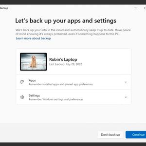 Windows Backup for Organizations kann Einstellungen und Microsoft Store-Apps bei der Installation von PCs wiederherstellen. (Bild: Joos)