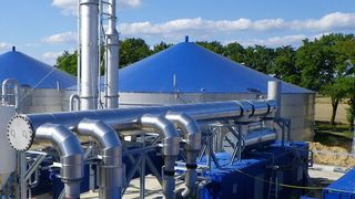 The plant stands witness to the increasing importance of the processing of biogas to biomethane in France. (Picture: Weltec Biopower)