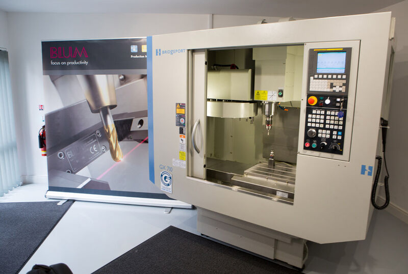 New Bridgeport machine at Blum Novotest in the UK. (Source: JP Productions UK)