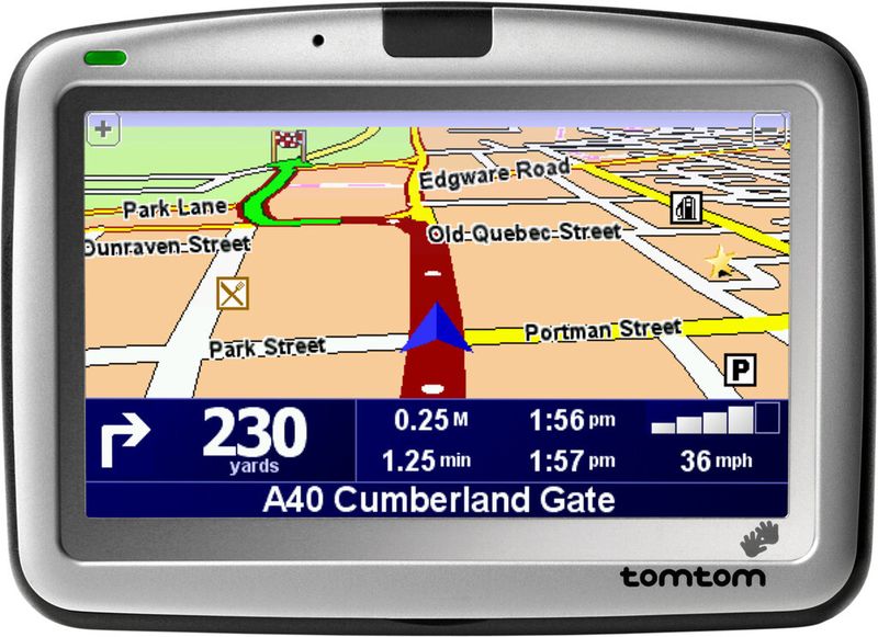 Das Empfangen von Verkehrsinformationen für tragbare Navigationsgeräte machte Tom Tom per Wurfantenne im Tom Tom Go 710 erstmals 2006 möglich. (Bild: Tom Tom)