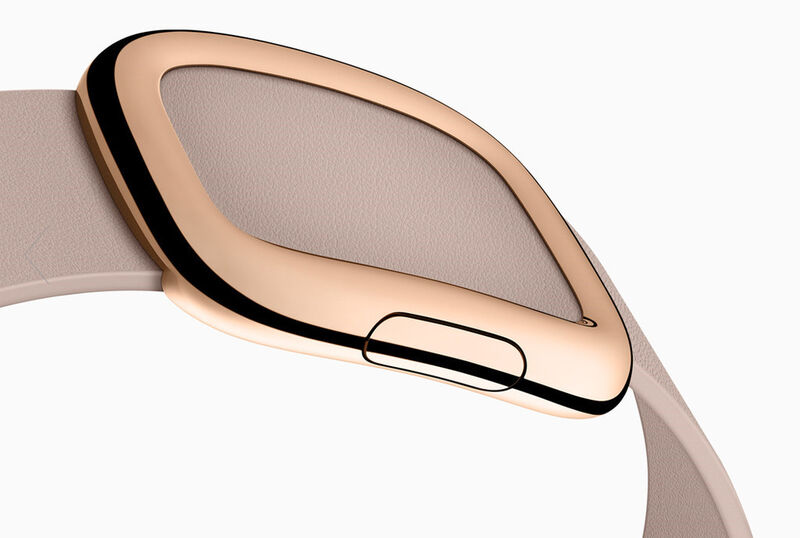 Die Apple Watch ist auch mit verschiedenen Lederarmbändern zu haben. (Screenshot/www.apple.com/de)