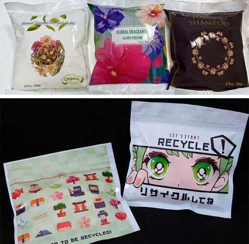 New surface-printed mono-material film packaging material. New surface-printed mono-material film packaging material.