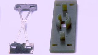 Die Einzelteile des Mikroventils. (SMActuators)