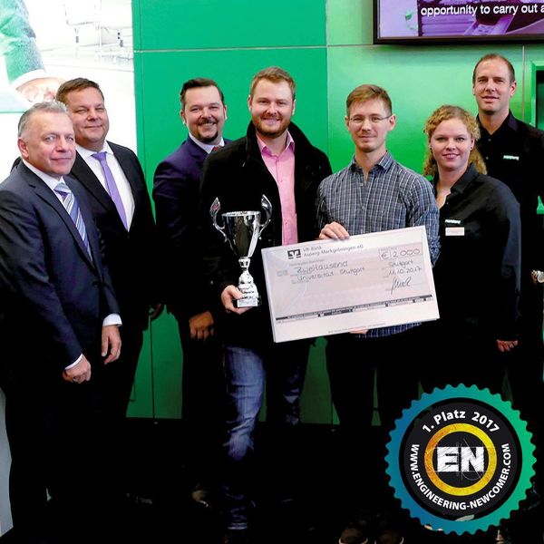 Den 1. Platz erhielt Tim Schobel von der Universität Stuttgart (Cadenas)
