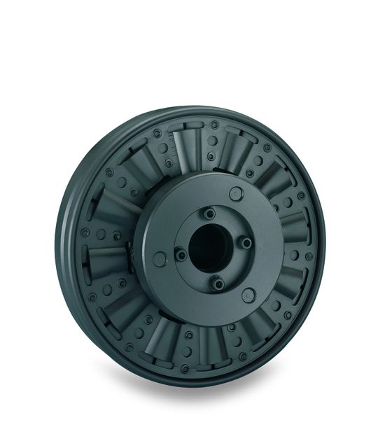 (Die schleifringlose Stationary Field Clutch Coupling (SFC) kommt ohne Kollektorringe und Bürsten aus und ist somit besonders widerstandsfähig in rauen Umgebungen oder bei großen Temperaturschwankungen. Bild: Warner Electric)