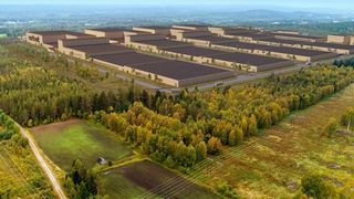 Skizze der Batteriefabrik von Northvolt. Diese entsteht in der Stadt Skellefteå im Norden Schwedens. (Northvolt)