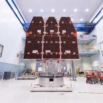 The Nancy Grace Roman space telescope was completed in the largest clean room at NASA's Goddard Space Flight Center. It is due to be launched into space in September 2026. (Image:NASA/Jolearra Tshiteya / CC BY 4.0)