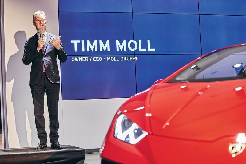 Timm Moll führt das Autohandelsunternehmen seit mehr als 30 Jahren. (Automobili Lamborghini)