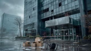 Es hört nicht auf! Was durch dieses – per KI generiertem – Bild etwas überdramatisiert symbolisiert werden soll, ist die Tatsache, dass Großinsolvenzen auch im ersten Halbjahr 2026 nicht nachgelassen haben – ganz im Gegenteil ... (Bild: KI-generiert)