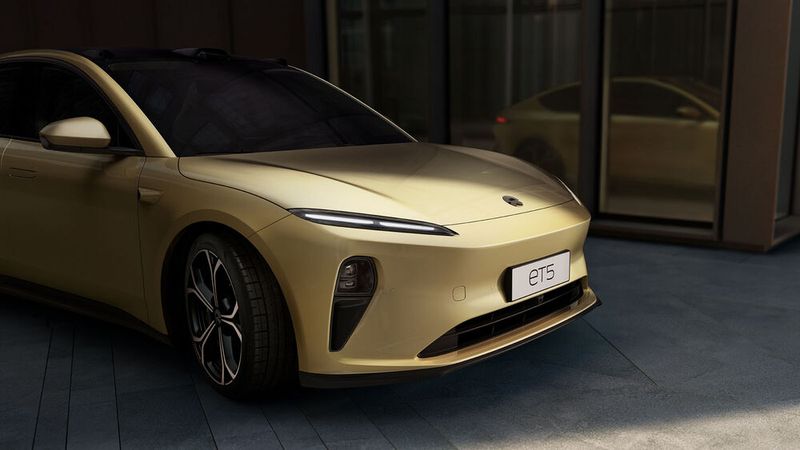 Der ET5 ist der kleine Bruder des ET7 und leiht sich viel Technik von diesem Modell.  (Bild: Nio)