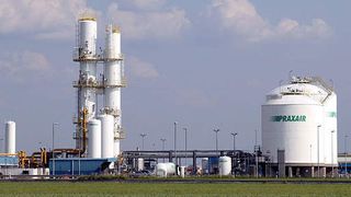 Die Niederlassung der Praxair in Biebesheim  (Bild: Wikipedia)