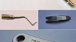 Sic Marking is also marking on ceramic prostheses, titanium inserts, steel bone fixators. (Sic Marking)