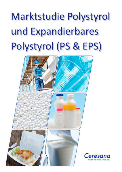 Ceresana hat den Weltmarkt für Polystyrol (PS) und für Expandiertes Polystyrol (EPS) untersucht. (Ceresana)
