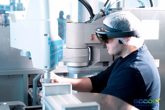 Augmented-Reality-System von Goodly Innovations in der Anwendung. (Goodly Innovations)