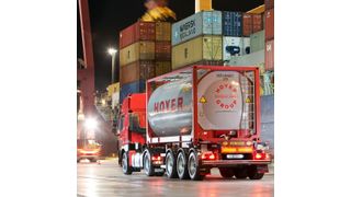 Das Hamburger Logistikunternehmen Hoyer plant die Erweiterung seines Containerterminals im Chempark Dormagen. (Bild: Hoyer/Markus Heimbach, Hamburg)