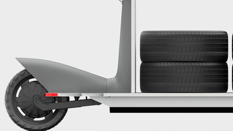 Polestar zeigt in München ein Dreirad mit Neigungstechnik.