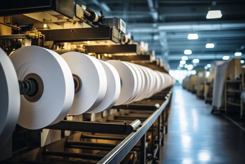 Die Papierherstellung ist ein komplexer Prozess, bei dem zahlreiche Parameter von Bedeutung sind. Für seine mehr als 200 Umbauprojekte jährlich setzt IBS auf atvise von Bachmann als Visualisierungslösung. (Bild: © Bachmann electronic / Adobe Stock )