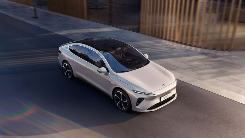 Anfang 2023 sind auch die Limousinen ET5 und ET7 des chinesischen Newcomers Nio in Deutschland erhältlich. (Bild: Nio)