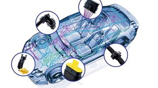 Im Fahrzeug gibt es immer mehr Komfort- und Sicherheitsfunktionen. Pöppelmann will mit seinen Kunststoffelementen K-Tech den notwendigen Schutz bieten. (Pöppelmann)