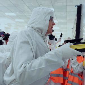 Offizielle Einweihung der NanoIC Pilotlinie in der neu eröffneten Reinraum-Erweiterung des imec-Campus in Leuven.(Bild:  imec)