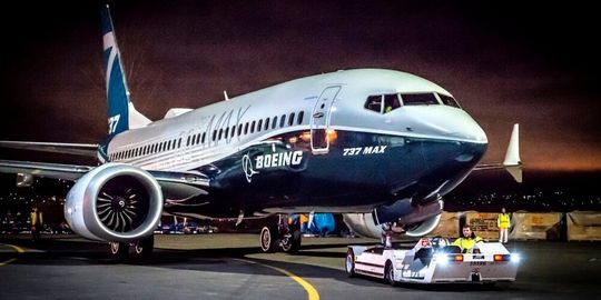 Es geht aufwärts! Die Luftfahrtmesse in Farnborough, die am 20. Juli gestartet ist, bescherte dem gebeutelten Flugzeugbauriesen Boeing einen Großauftrag über 100 Maschinen des Typs 737 Max ...(Bild:  Boeing)