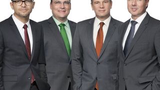 Die Geschäftsführung von Bilfinger Maintenance (v.l.n.r.): Franz Xaver Braun (Vorsitzender der Geschäftsführung), Frank Lothar Unger, Hermann Holme und Jörg Wolfhard. (Bild: Bilfinger Maintenance)