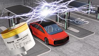Gefahr beim Laden: Die empfindliche EV-Ladeinfrastruktur muss zuverlässig vor Blitz- und Überspannungsereignissen geschützt werden. Die Strikesorb-Technologie von Raycap stellt diesen Schutz sicher.  (Bild: Clipdealer / Raycap)