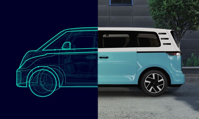 Virtual twins, AI-powered tests, and new validation concepts: vehicle development is becoming increasingly software-driven—and is thus gaining speed.(Image:  Siemens)