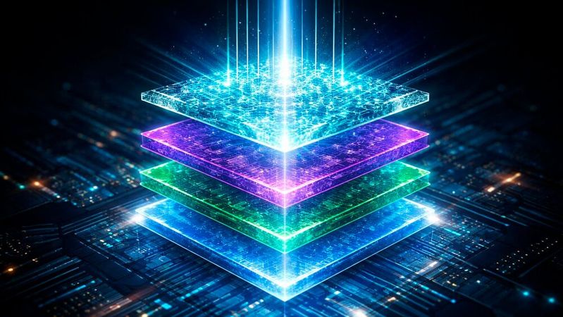 The search for new semiconductor materials is progressing.(Image: Dall-E / AI-generated)