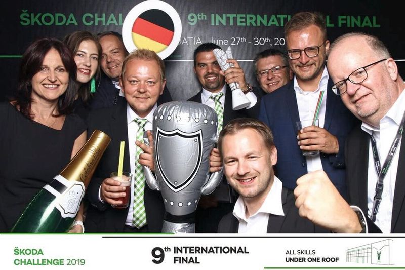 Das offizielle Erinnerungsfoto des deutschen Teams. (Skoda)