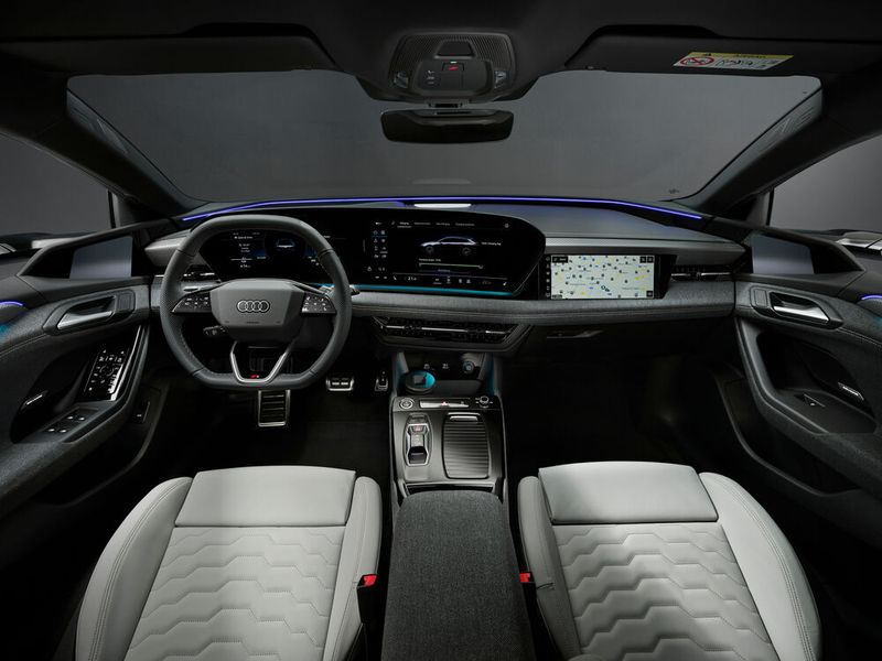 Das Cockpit des Audi A6 E-Tron. (Bild: Audi)