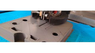 A 3D tool for metal injection moulding being produced on an Ex-AM 255 (Source: Aim 3D)