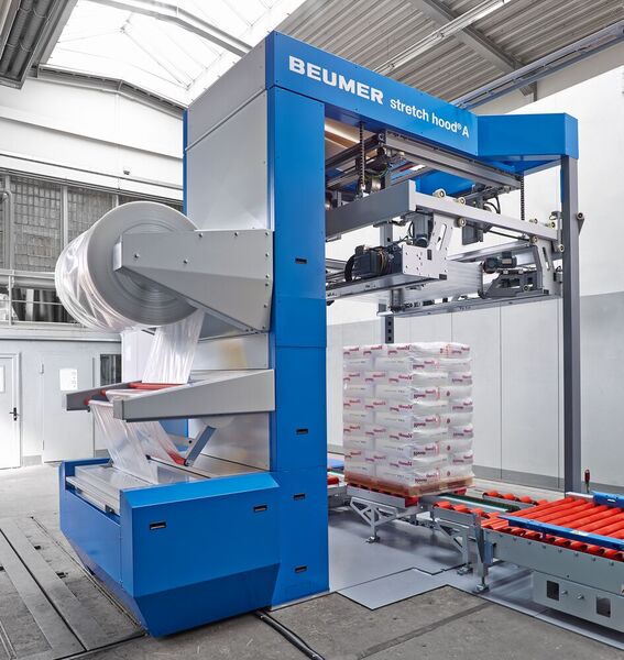 The Beumer stretch hood A enables a simple, intuitive and reliable operation. (Bild: Beumer Group)