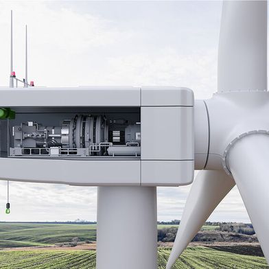 „RUD neXera“ ist ein schnelles Hebezeug für Windkraftanlagen mit bis zu 200 Metern Nabenhöhe. (Bild: RUD)