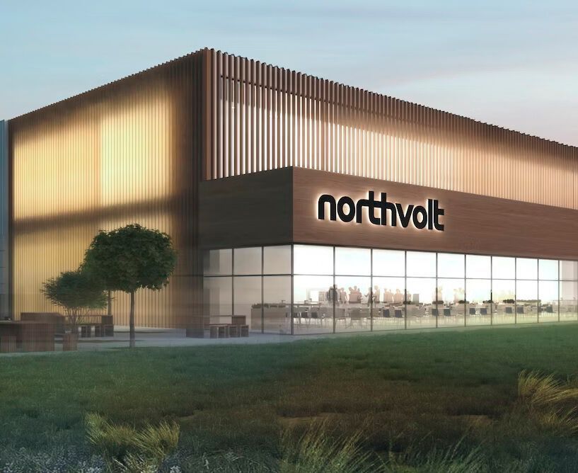 Bau Der Northvolt-Batteriefabrik Bei Heide Startet