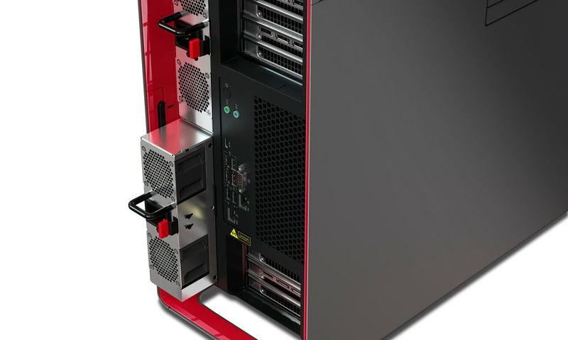 Als Option sind redundante Netzteile lieferbar, um die Gefahr von Ausfällen zu minimieren. (Bild: Lenovo)