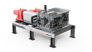 La tecnología Vacupress reduce el volumen de almacenamiento y transporte de los polvos finos (Imagen:Grenzebach)