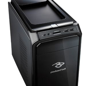 Bis zu zwei Terabyte Festplattenkapazität bietet der Wohnzimmer-PC Imedia von Packard Bell.